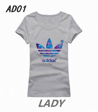 Adidas Round neck T-shirt-W-010
