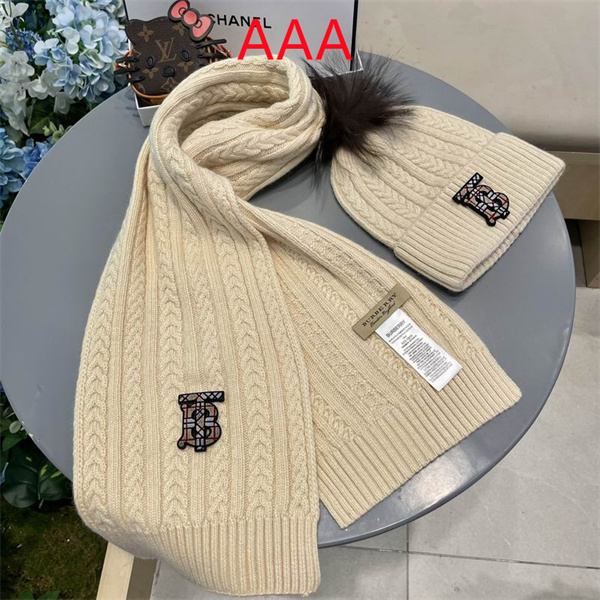 Burberry Hat and scarvf(AAA)-0012