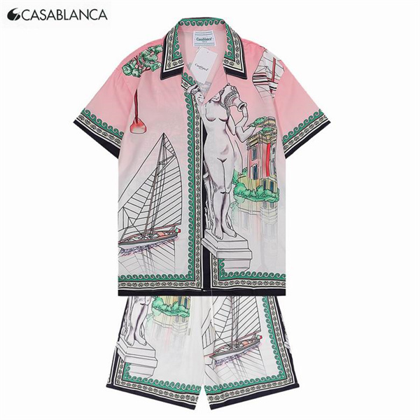 Casablanca T-shirt(Suits)-018