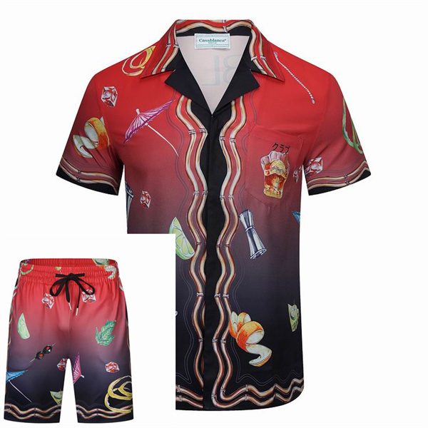 Casablanca T-shirt(Suits)-023