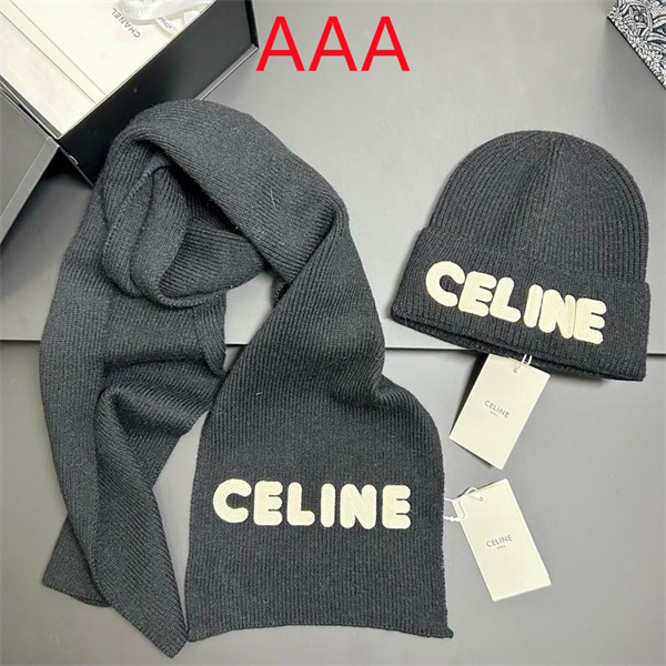 Celine Hat and scarvf(AAA)-0096