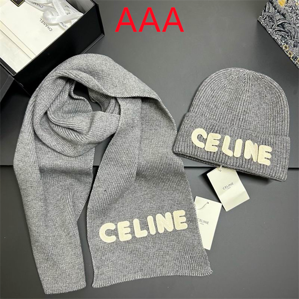 Celine Hat and scarvf(AAA)-0097