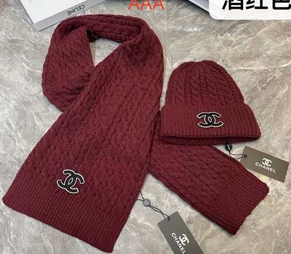 Chanel Hat and scarvf(AAA)-0464