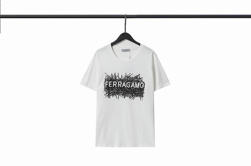 Ferragamo Round neck T-shirt-M-065