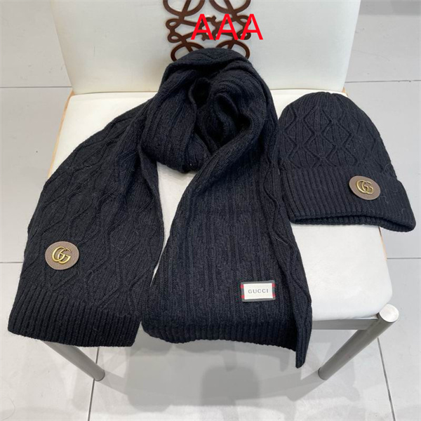 Gucci Hat and scarvf(AAA)-0039