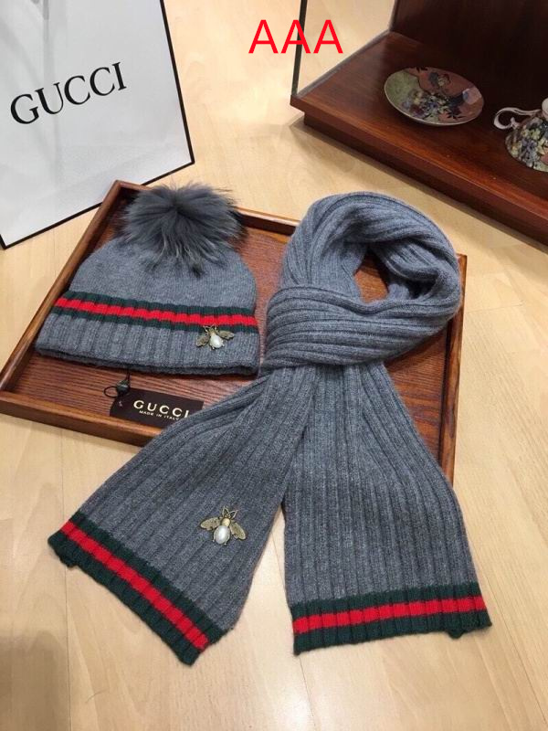 Gucci Hat and scarvf(AAA)-0051
