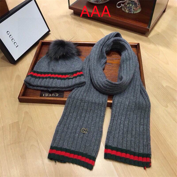 Gucci Hat and scarvf(AAA)-0065
