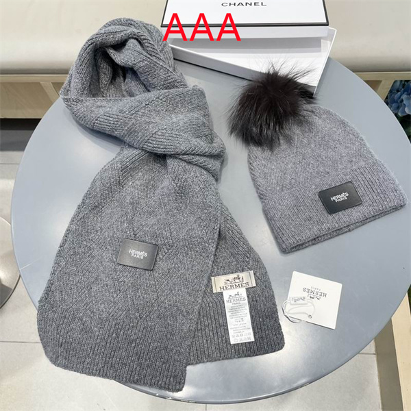 Hermes Hat and scarvf(AAA)-0008