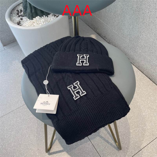 Hermes Hat and scarvf(AAA)-0009
