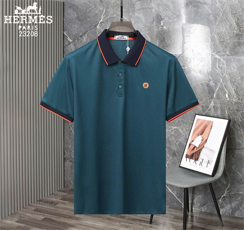 Hermes Lapel T-shirts-M-0123