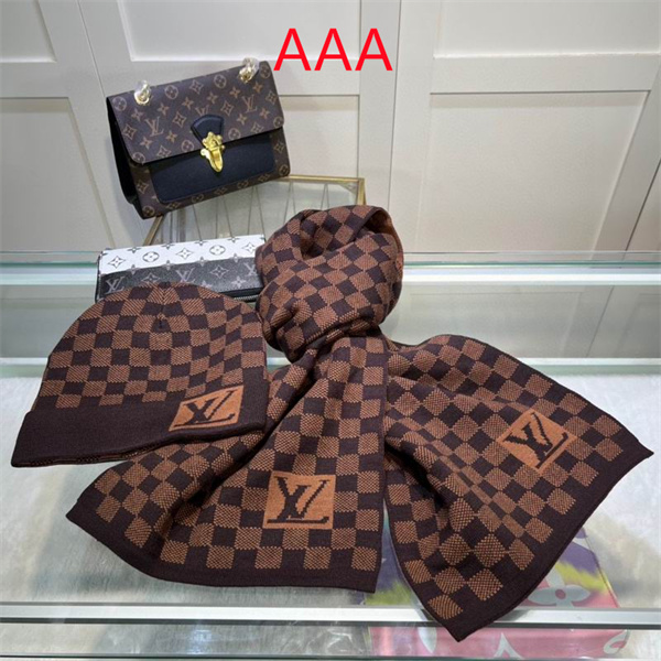 LV Hat and scarvf(AAA)-0114