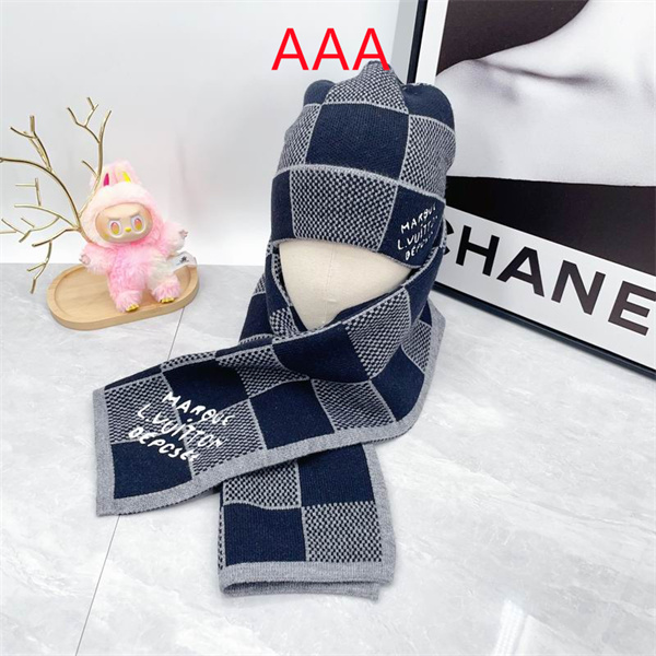 LV Hat and scarvf(AAA)-0122