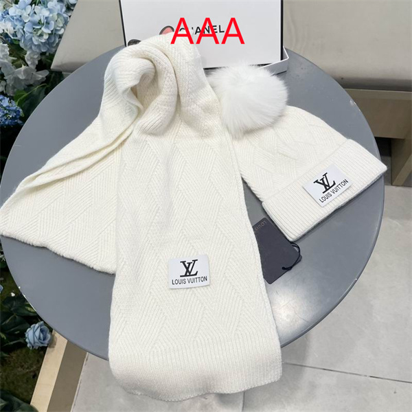 LV Hat and scarvf(AAA)-0132