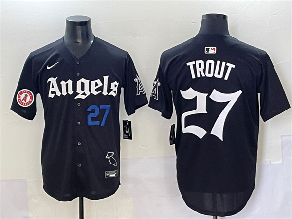 Los Angeles Angels Majestic Jerseys-0163