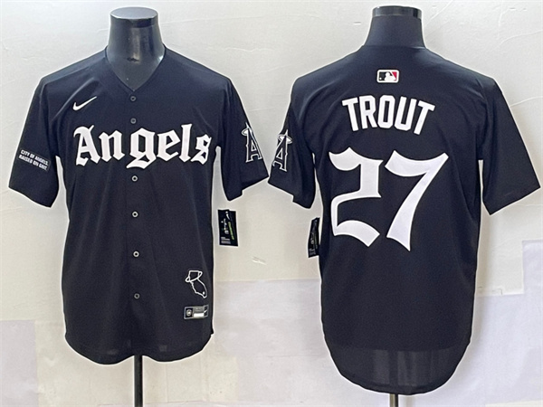 Los Angeles Angels Majestic Jerseys-0173