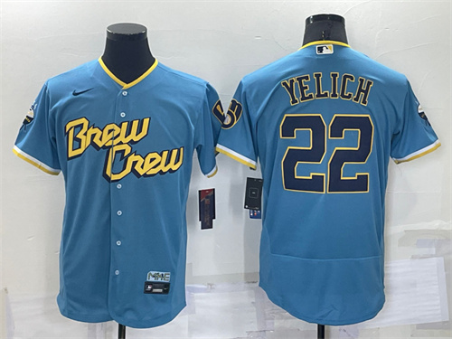 Milwaukee Brewers Flexbase jerseys-0013