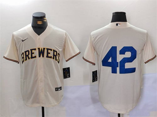 Milwaukee Brewers Majestic Jersey-0038