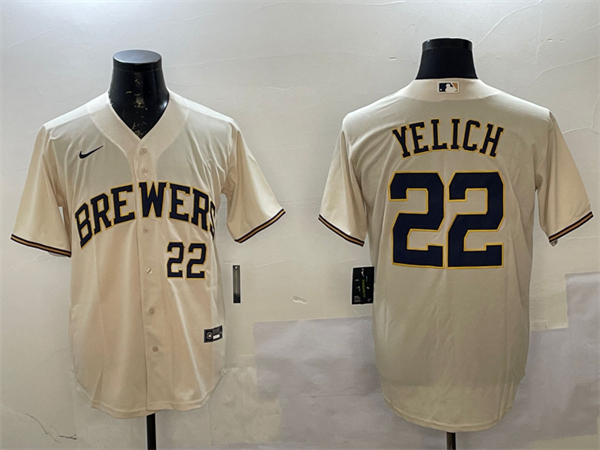 Milwaukee Brewers Majestic Jersey-0042