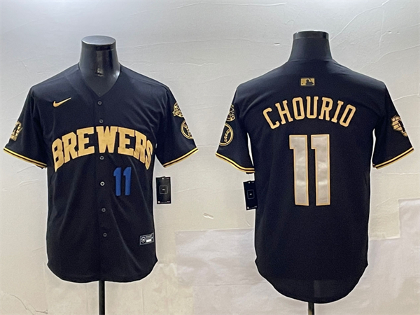 Milwaukee Brewers Majestic Jersey-0063
