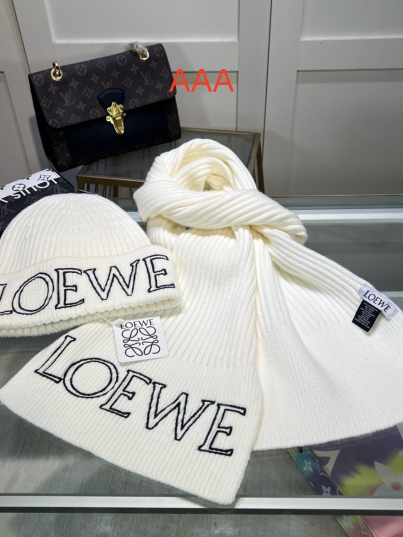 Loewe Hat and scarvf(AAA)-0053