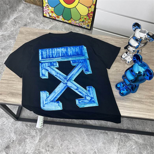 Off White Round neck T-shirt-M-0206