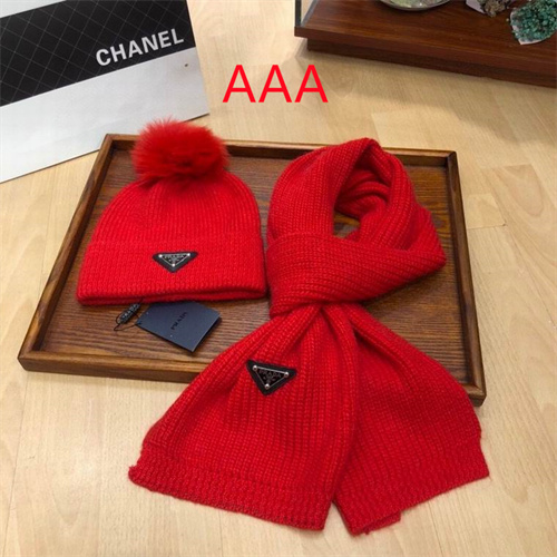 Prada Hat and scarvf(AAA)-022