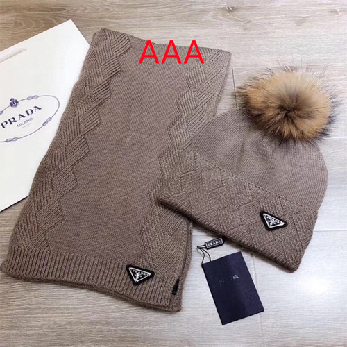 Prada Hat and scarvf(AAA)-025