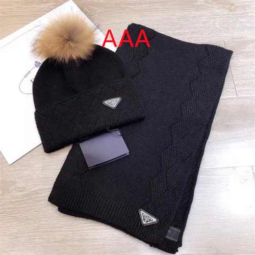 Prada Hat and scarvf(AAA)-029