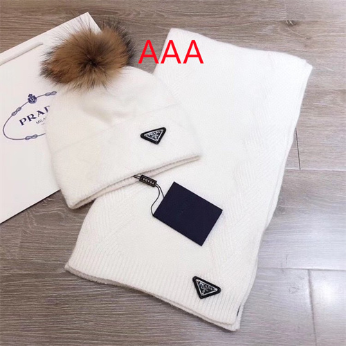 Prada Hat and scarvf(AAA)-030