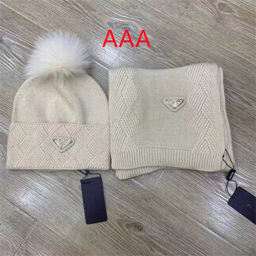 Prada Hat and scarvf(AAA)-034