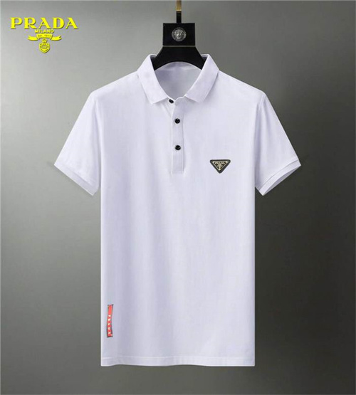 Prada Lapel T-shirts-M-088