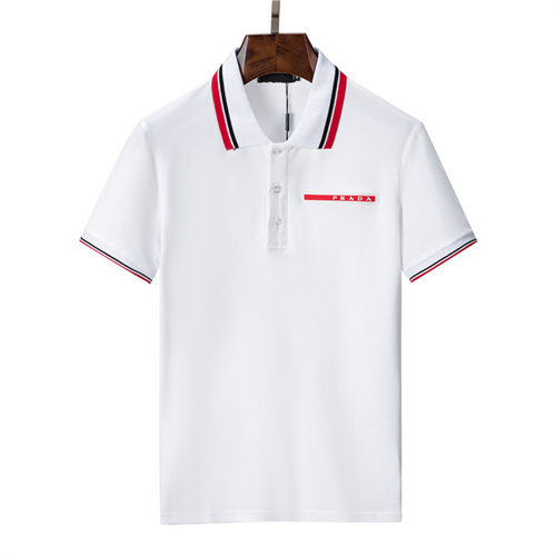 Prada Lapel T-shirts-M-097