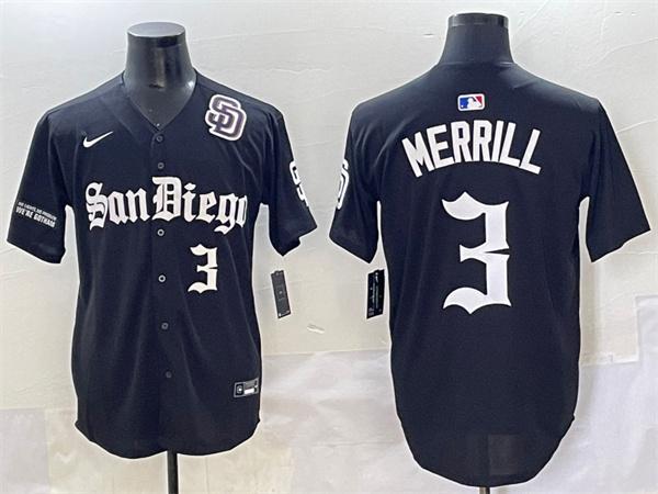 San Diego Padres Majestic Jerseys-0964