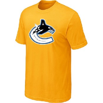 Vancouver Canucks Yellow T-Shirt-014